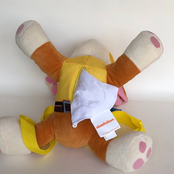 New w/Tag Paw Patrol Rubble Plush Backpack  Large Pillow Pal Bag For Age 3+ - Picture 7 of 10